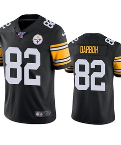Pittsburgh Steelers Amara Darboh Black 100th Season Vapor Limited Jersey