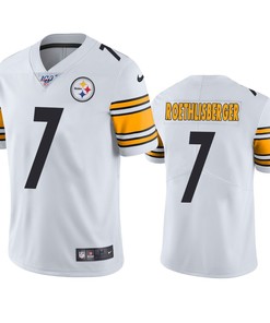Pittsburgh Steelers Ben Roethlisberger White 100th Season Vapor Limited Jersey