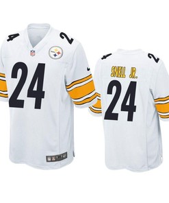 Pittsburgh Steelers Benny Snell Jr. 2019 Nfl Draft White Game Jersey