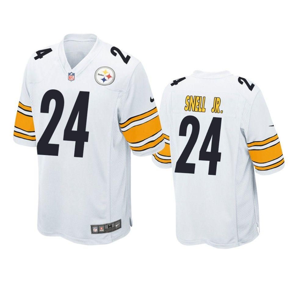 Pittsburgh Steelers Benny Snell Jr. 2019 Nfl Draft White Game Jersey