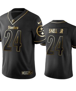Pittsburgh Steelers Benny Snell Jr. Black 2019 Vapor Limited Golden Edition Jersey
