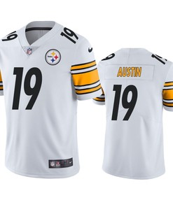 Pittsburgh Steelers Calvin Austin 19 White Vapor Limited Jersey