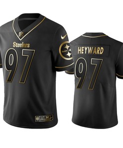 Pittsburgh Steelers Cameron Heyward Black Golden Edition 2019 Vapor Untouchable Limited Jersey - Mens
