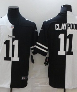 Pittsburgh Steelers Chase Claypool #11 Nfl 2020 Black And White Jersey