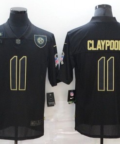 Pittsburgh Steelers Chase Claypool #11 Nfl 2020 Black Jersey