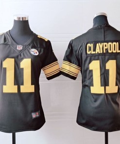 Pittsburgh Steelers Chase Claypool #11 Nfl 2020 Dark Brown Womens Jersey