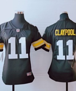 Pittsburgh Steelers Chase Claypool #11 Nfl 2020 Dark Brown Womens Jersey