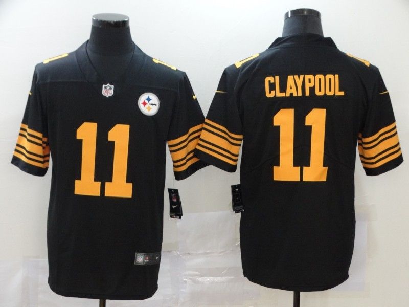 Pittsburgh Steelers Chase Claypool #11 Nfl 2020 New Arrival Black Jersey