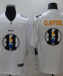 Pittsburgh Steelers Chase Claypool #11 Nfl 2020 White Jersey