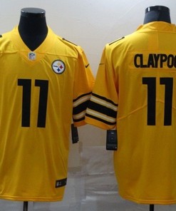 Pittsburgh Steelers Chase Claypool #11 Nfl 2020 Yellow Jersey