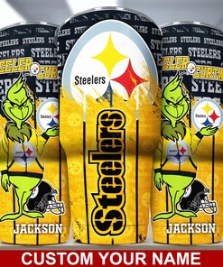 Pittsburgh Steelers Custom Name Tumbler - Unique Pittsburgh Steelers Custom Name Tumbler for Tailgating Fun