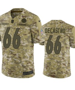 Pittsburgh Steelers David Decastro Jersey Nfl Camo Salute To Service