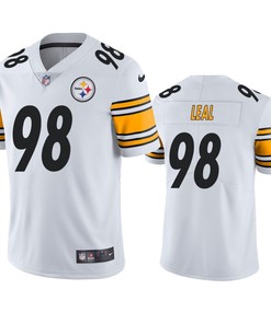Pittsburgh Steelers DeMarvin Leal 98 White Vapor Limited Jersey