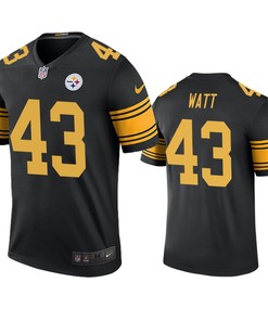 Pittsburgh Steelers Derek Watt Black Color Rush Legend Jersey