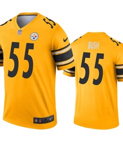 Pittsburgh Steelers Devin Bush Gold Inverted Legend Jersey
