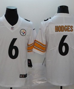 Pittsburgh Steelers Devlin Hodges #6 Nfl 2020 White Jersey