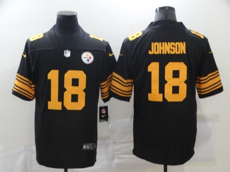 Pittsburgh Steelers Diontae Johnson #18 Nfl 2020 Black Jersey