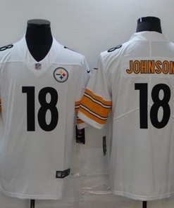 Pittsburgh Steelers Diontae Johnson #18 Nfl 2020 White Jersey