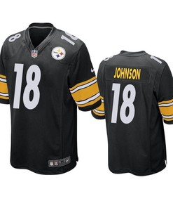 Pittsburgh Steelers Diontae Johnson 2019 Nfl Draft Black Game Jersey