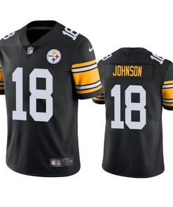 Pittsburgh Steelers Diontae Johnson 2019 Nfl Draft Black Vapor Limited Jersey
