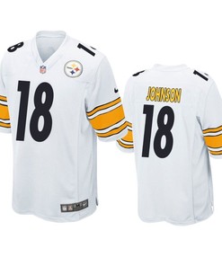 Pittsburgh Steelers Diontae Johnson 2019 Nfl Draft White Game Jersey