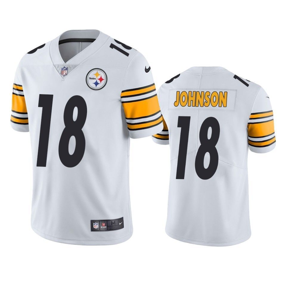 Pittsburgh Steelers Diontae Johnson 2019 Nfl Draft White Vapor Limited Jersey