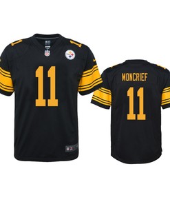 Pittsburgh Steelers Donte Moncrief Black Color Rush Game Jersey