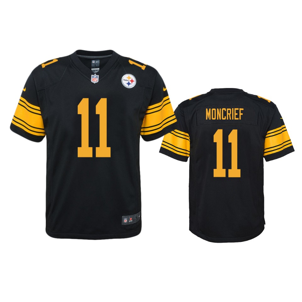 Pittsburgh Steelers Donte Moncrief Black Color Rush Game Jersey