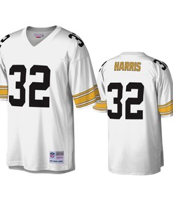 Pittsburgh Steelers Franco Harris White Legacy Replica Jersey