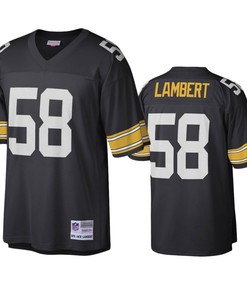 Pittsburgh Steelers Jack Lambert Black Legacy Replica Jersey