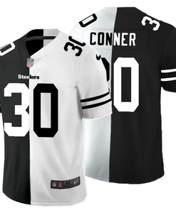 Pittsburgh Steelers James Conner #30 Nfl 2020 Black And White Jersey