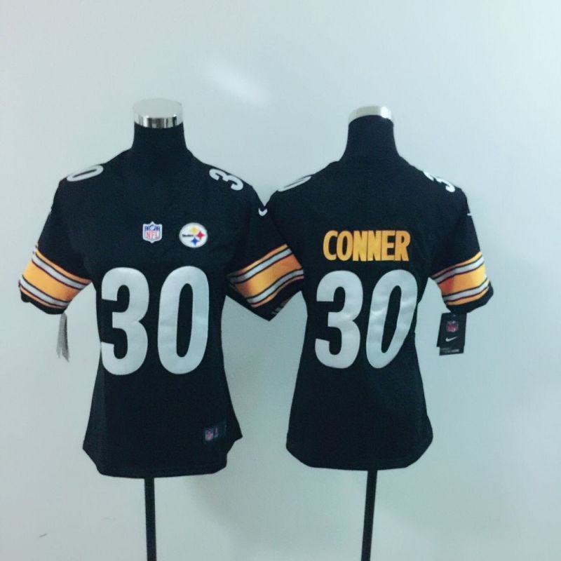 Pittsburgh Steelers James Conner #30 Nfl 2020 Black Womens Jersey