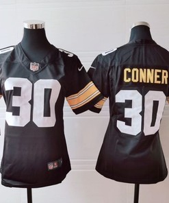 Pittsburgh Steelers James Conner #30 Nfl 2020 Dark Brown Womens Jersey