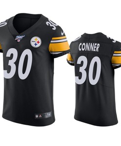 Pittsburgh Steelers James Conner Black 100th Season Vapor Elite Jersey