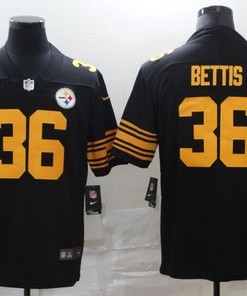 Pittsburgh Steelers Jerome Bettis #36 Nfl 2020 Black Jersey