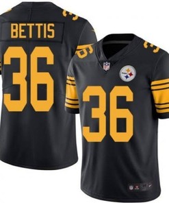 Pittsburgh Steelers Jerome Bettis #36 Nfl 2020 Black Jersey