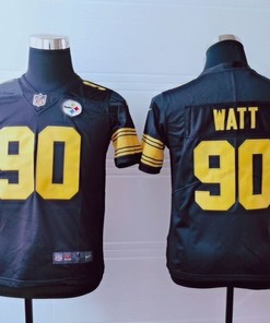 Pittsburgh Steelers J.j.watt #90 Nfl 2020 Brown Jersey