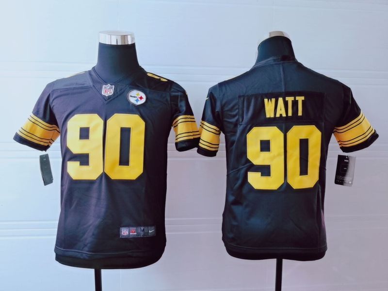 Pittsburgh Steelers J.j.watt #90 Nfl 2020 Brown Jersey