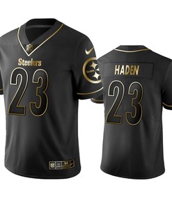 Pittsburgh Steelers Joe Haden Black Golden Edition 2019 Vapor Untouchable Limited Jersey - Mens