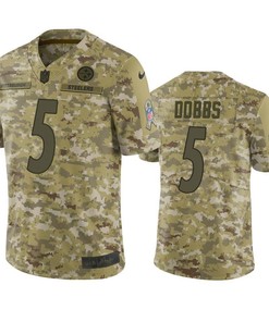 Pittsburgh Steelers Joshua Dobbs Jersey Nfl Camo Salute To Service