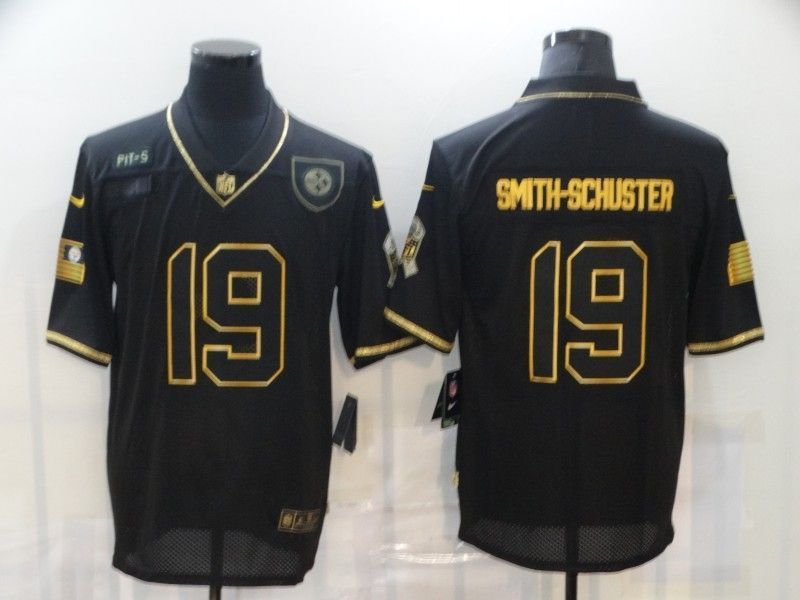 Pittsburgh Steelers Juju Smith-schuster #19 Nfl 2020 Black Jersey