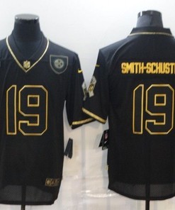 Pittsburgh Steelers Juju Smith-schuster #19 Nfl 2020 Black Jersey