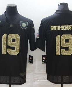 Pittsburgh Steelers Juju Smith-schuster #19 Nfl 2020 Black Jersey