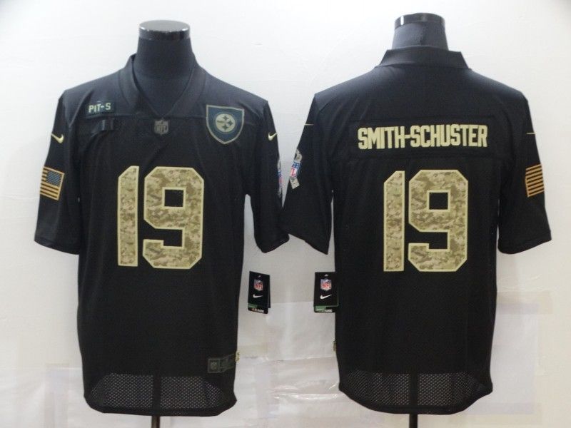 Pittsburgh Steelers Juju Smith-schuster #19 Nfl 2020 Black Jersey