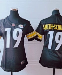 Pittsburgh Steelers Juju Smith-schuster #19 Nfl 2020 Black Womens Jersey