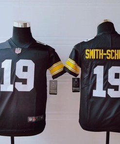 Pittsburgh Steelers Juju Smith-schuster #19 Nfl 2020 Dark Brown Jersey