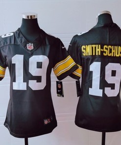 Pittsburgh Steelers Juju Smith-schuster #19 Nfl 2020 Dark Brown Womens Jersey