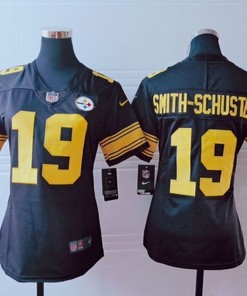 Pittsburgh Steelers Juju Smith-schuster #19 Nfl 2020 Dark Brown Womens Jersey