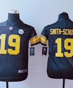 Pittsburgh Steelers Juju Smith-schuster #19 Nfl 2020 Dark Browns Jersey