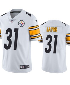 Pittsburgh Steelers Justin Layne 2019 Nfl Draft White Vapor Limited Jersey